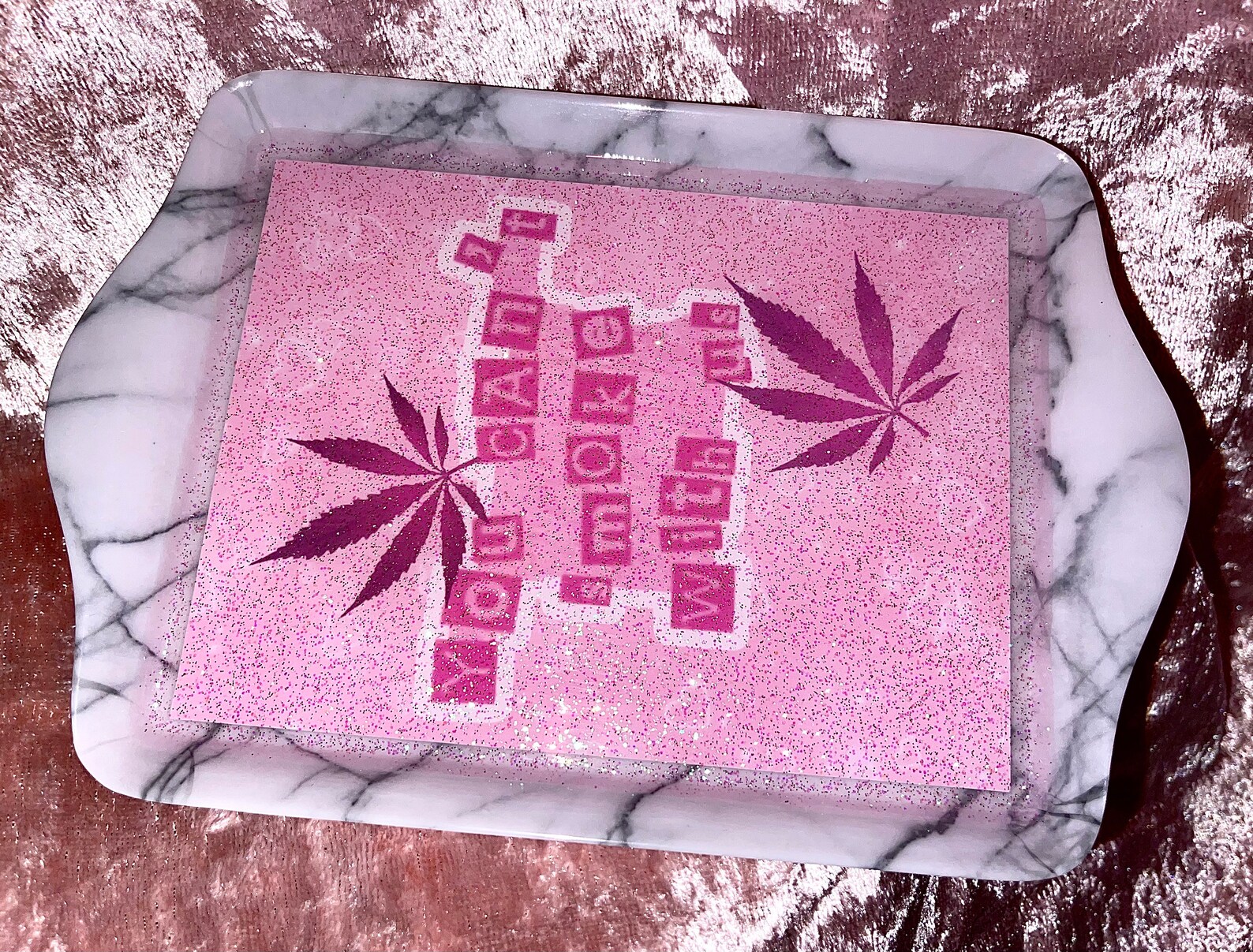 Mean Girls Inspired Girly Pink Rolling Tray Smoking Tray Etsy