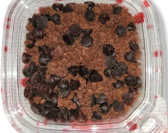 Chocolate- chocolate chips wax crumbs