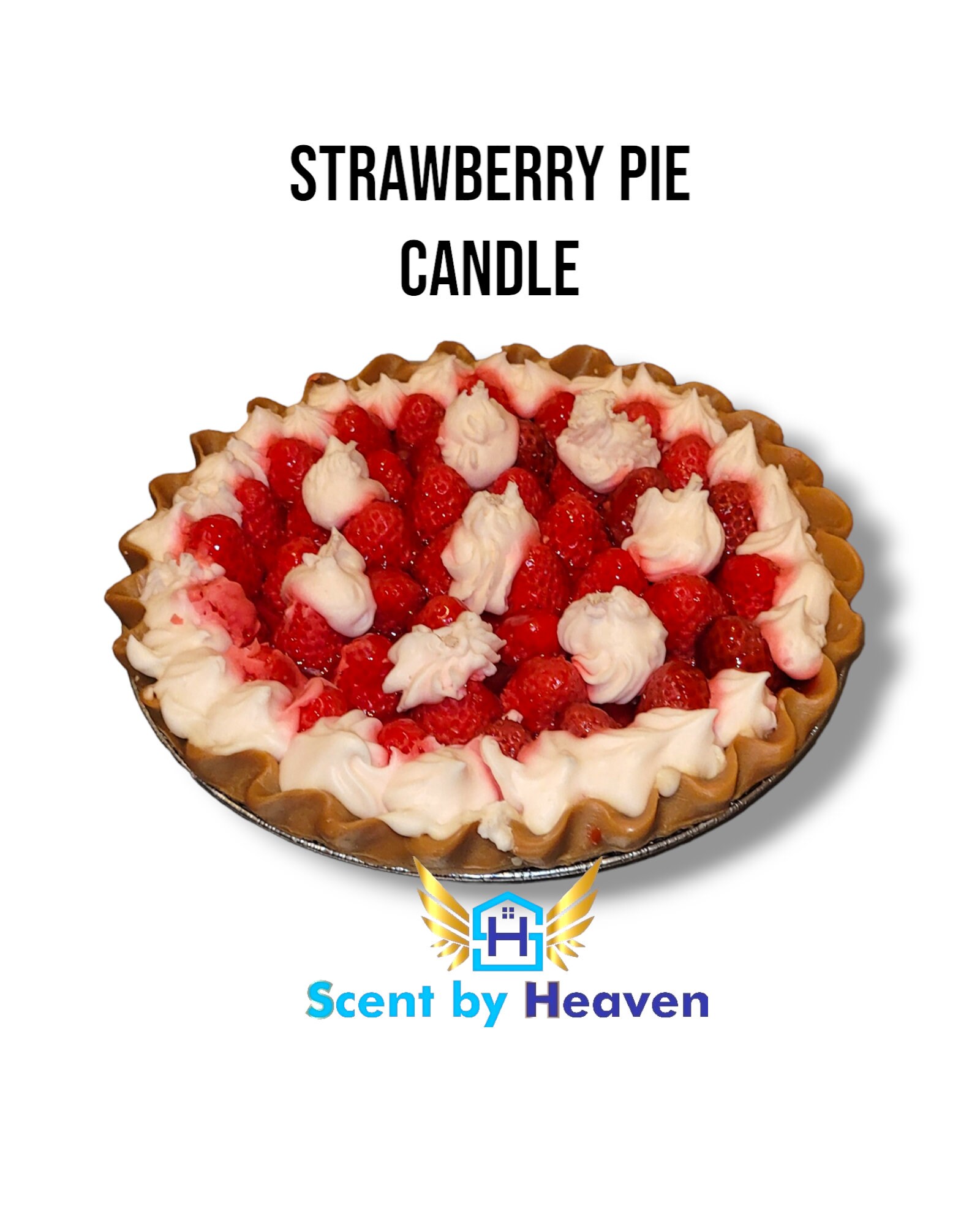 9” Wax Pie Crust for Dessert Candles— Handmade With Our Proprietary Wax ...