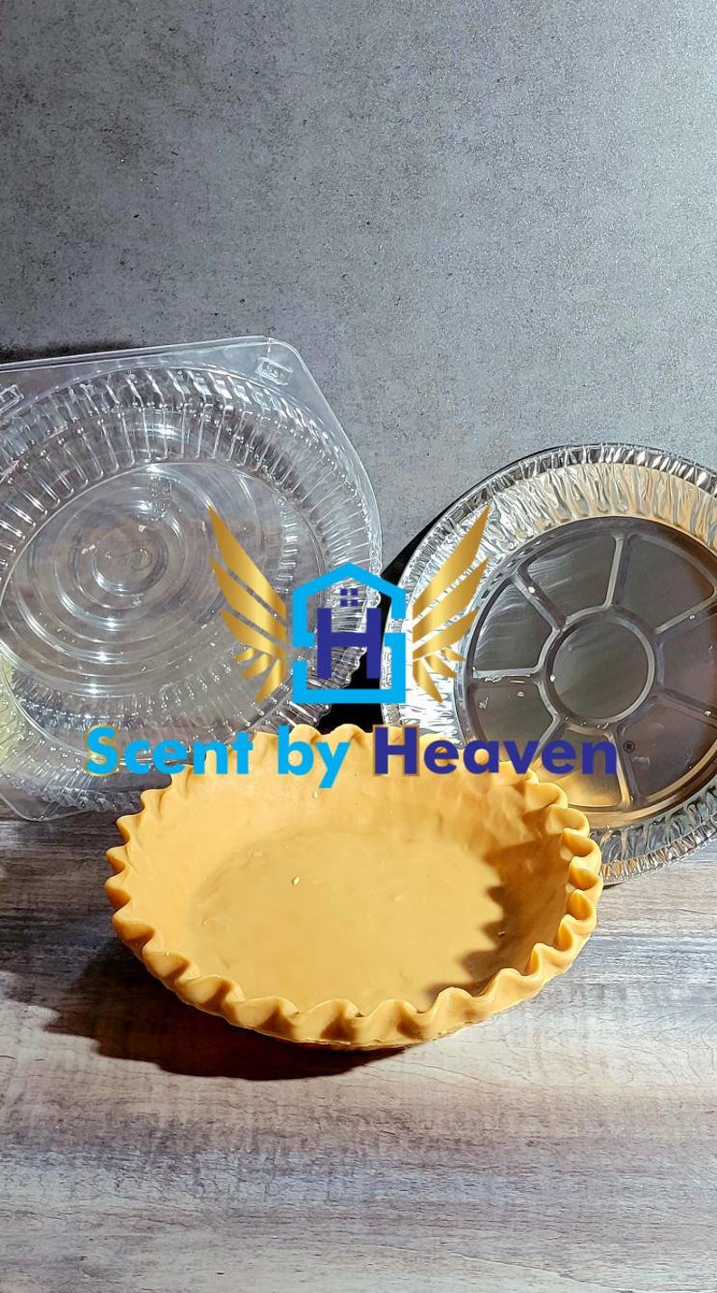 9” Wax Pie Crust for Dessert Candles— Handmade With Our Proprietary Wax ...