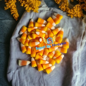 WAX CANDY CORN embeds (candle decoration)