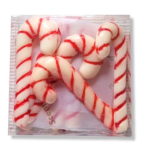 Wax Candy Cane embeds/wax melt