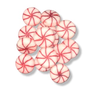 peppermint drop wax embeds