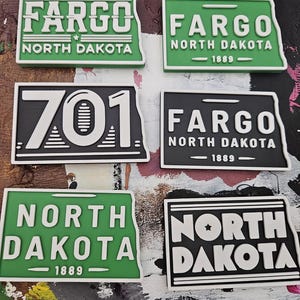 Fargo North Dakota Themed 6 Magnet Bundle