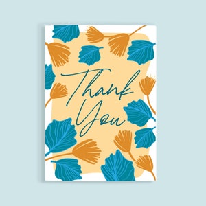 Dankeschön-Karte, Wertschätzung, für sie, für ihn, neue Arbeit, Lehrer, Freund, Kollege, Bestie, Krankenschwester, Arzt, leere Nachricht floral "Danke"