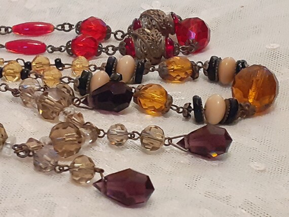 Vintage Antique 1920s 1930s Czech Necklace Collect