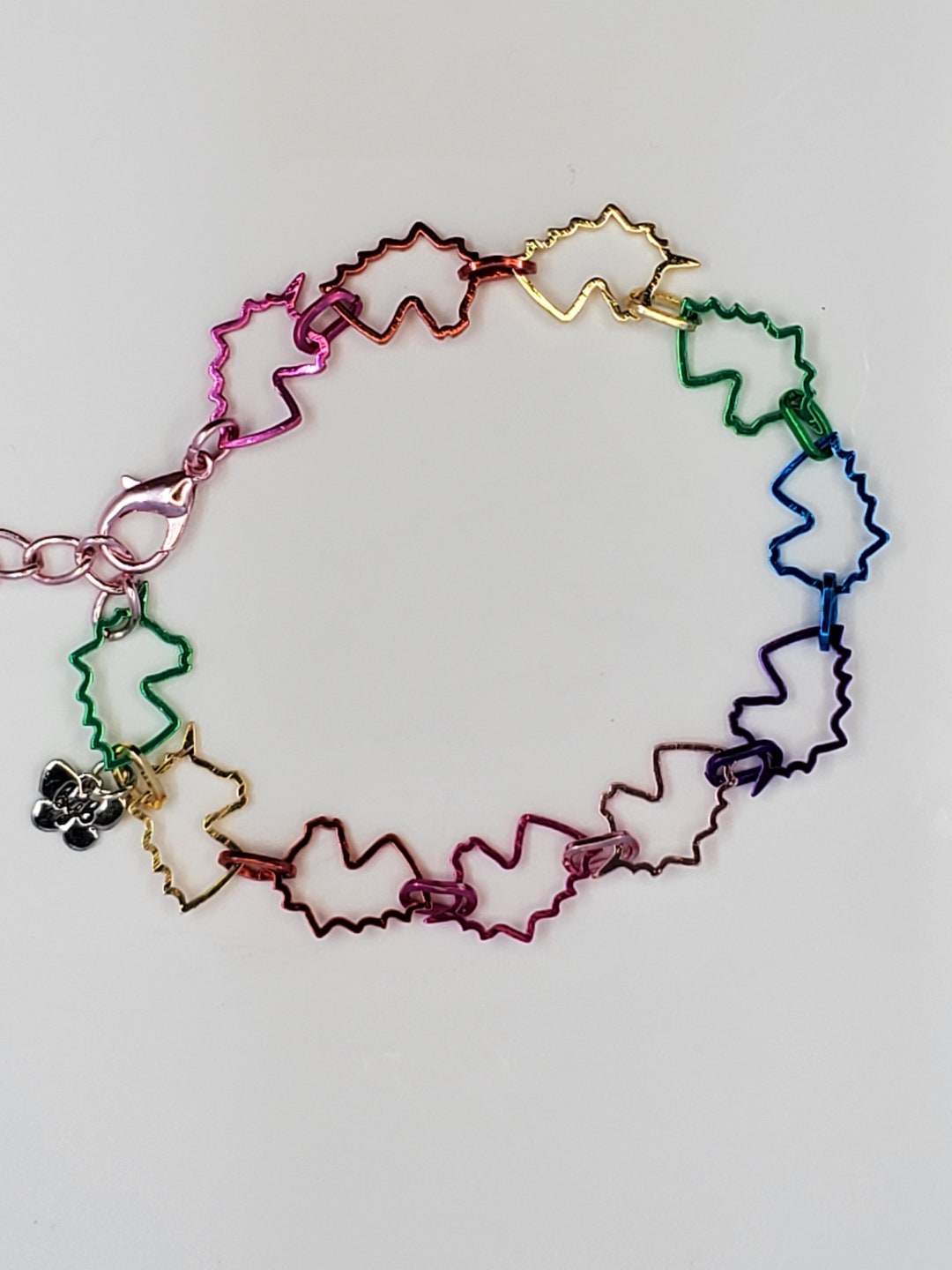 Girls Charm Bracelet Unicorn Birthday Xmas Stocking Filler Present Gift ...