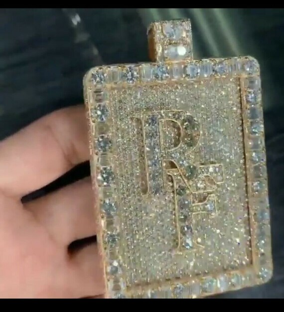 14k Gold Over Pendant Custom Sized 