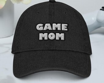 GAME MOM - Mother's Day or Birthday Gift - Denim Hat
