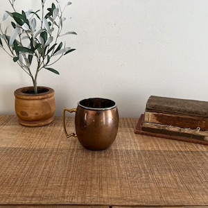 Vintage Copper ODI cup with brass handle