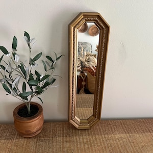 Vintage Gold Ornate Mirror