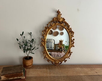 Vintage Gold Ornate mirror