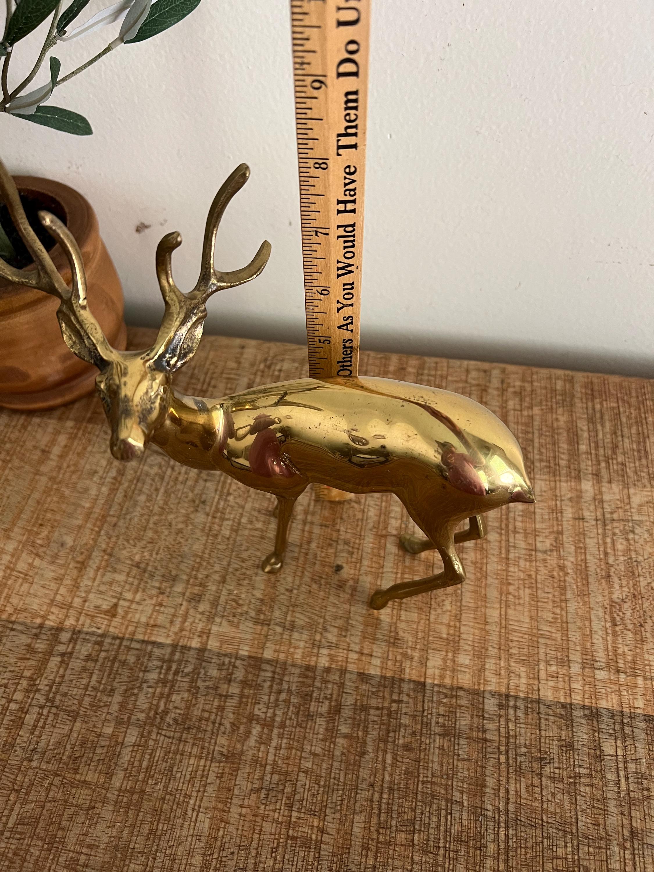 ヴィンテージ真鍮鹿 - Etsy 日本