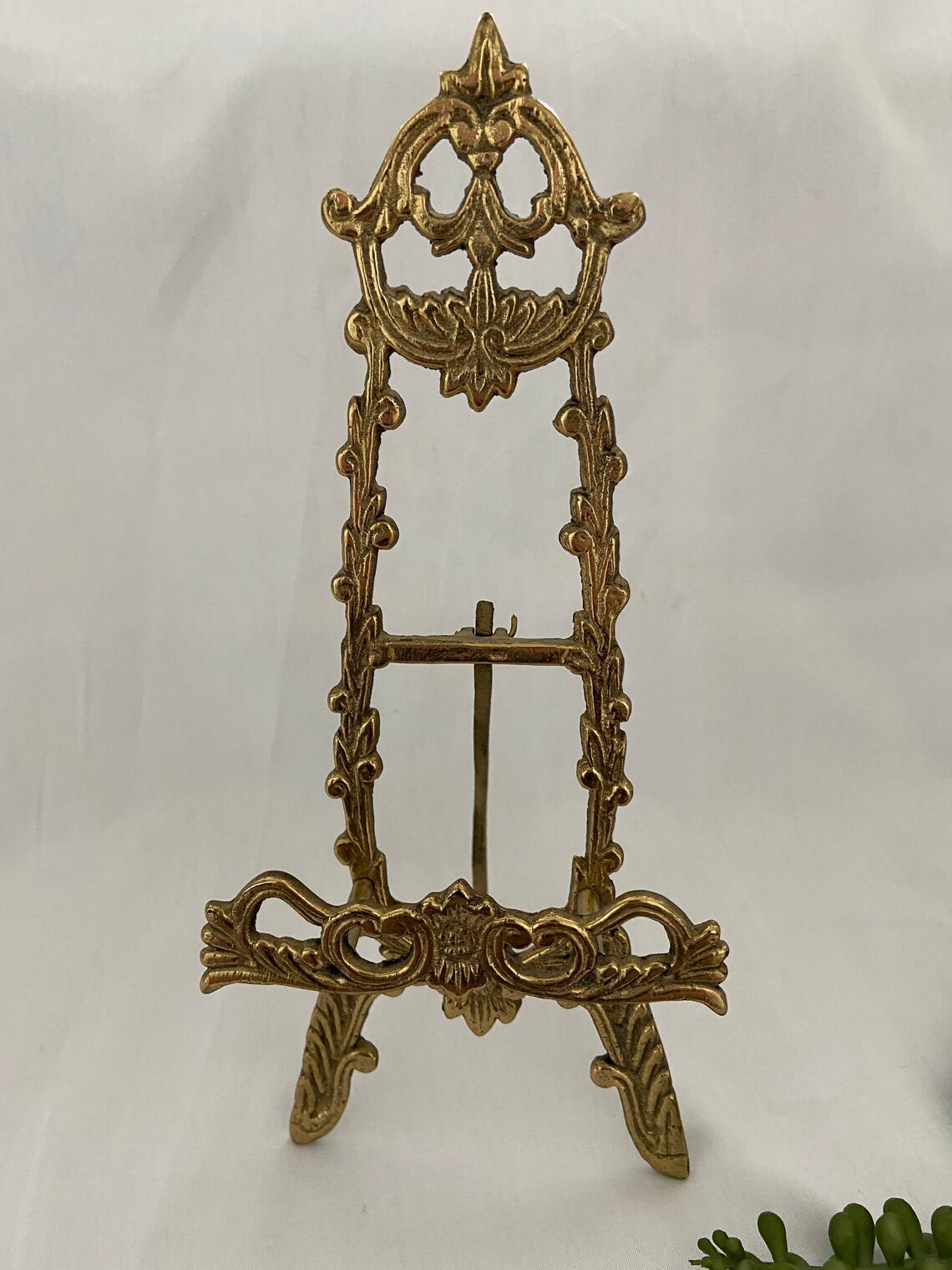 Vintage Brass Easel Etsy