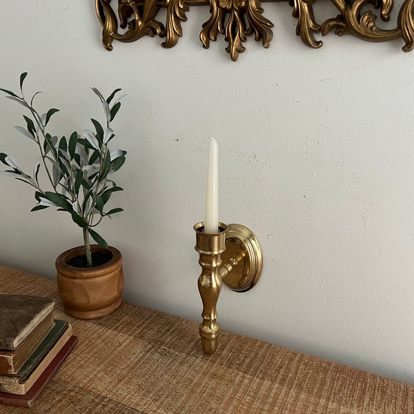 Vintage Brass wall sconce