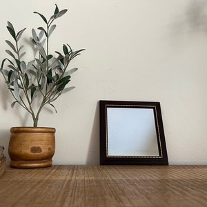 Vintage square mirror