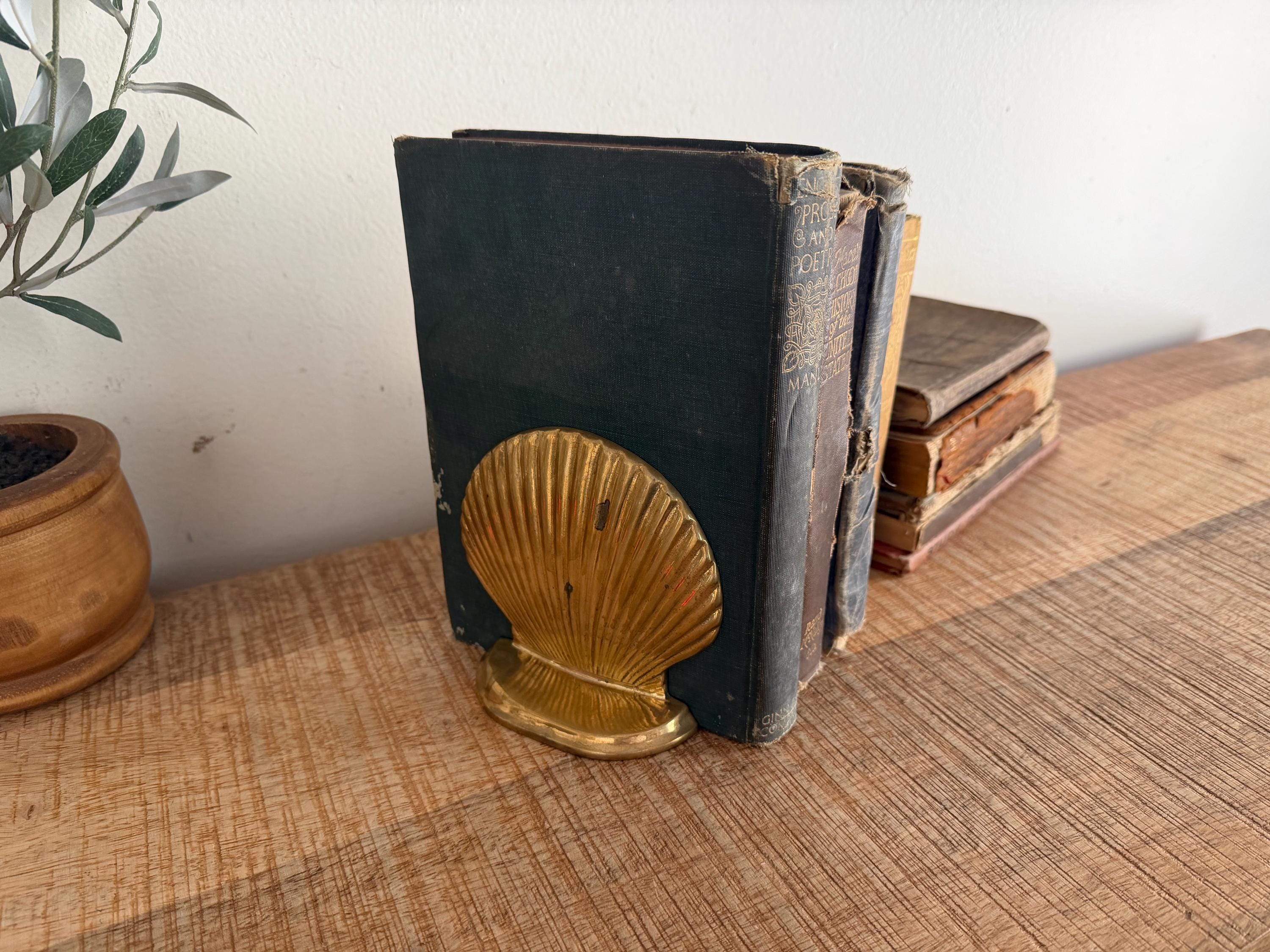 Serre-livres Vintage Aluminium Forme Maison - Lot D'un Seul (modèle Animal) - Hauteur 17,5 Cm