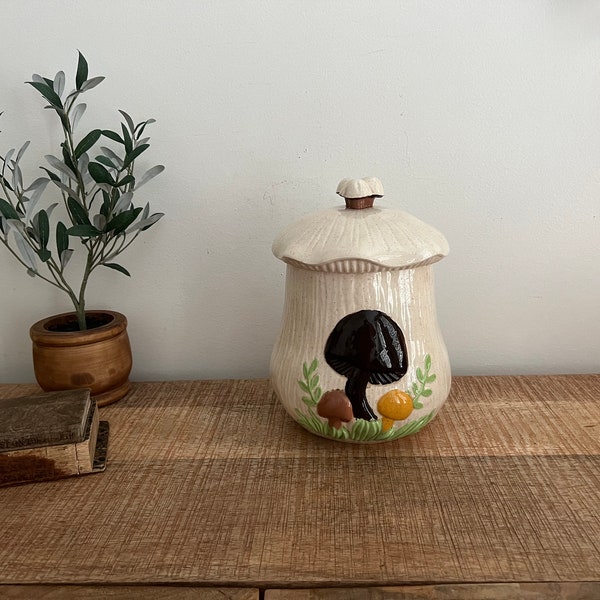 Ceramic Mushroom Canister Set Etsy
