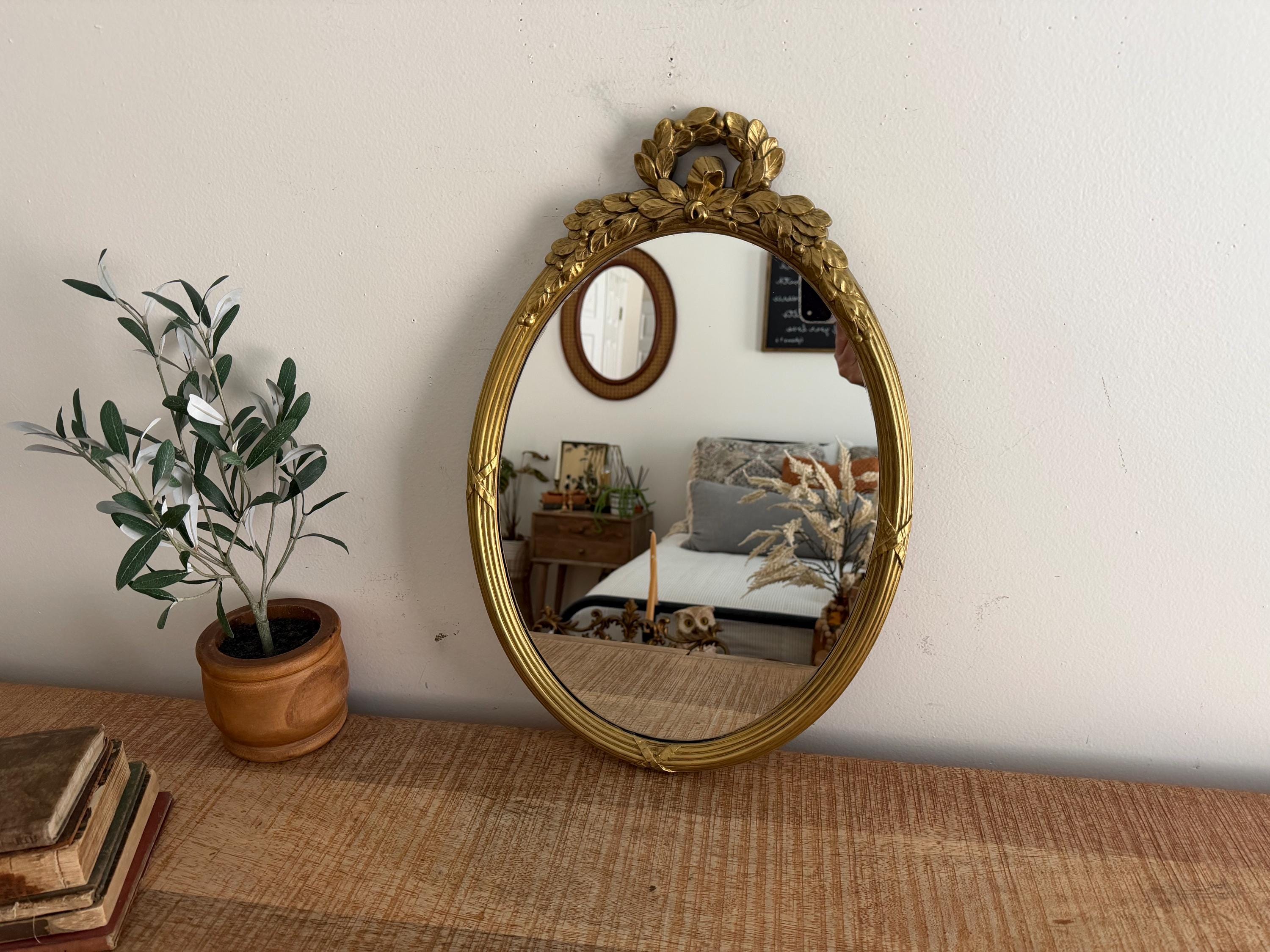 French Ribbon Mirror - Etsy