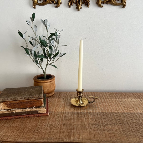 Vintage Brass England candlestick with handle