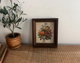 Vintage Wood Flowers/Botanical picture