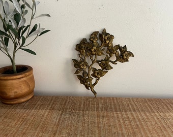 Vintage Gold Dogwood Blooms Burwood wall decor