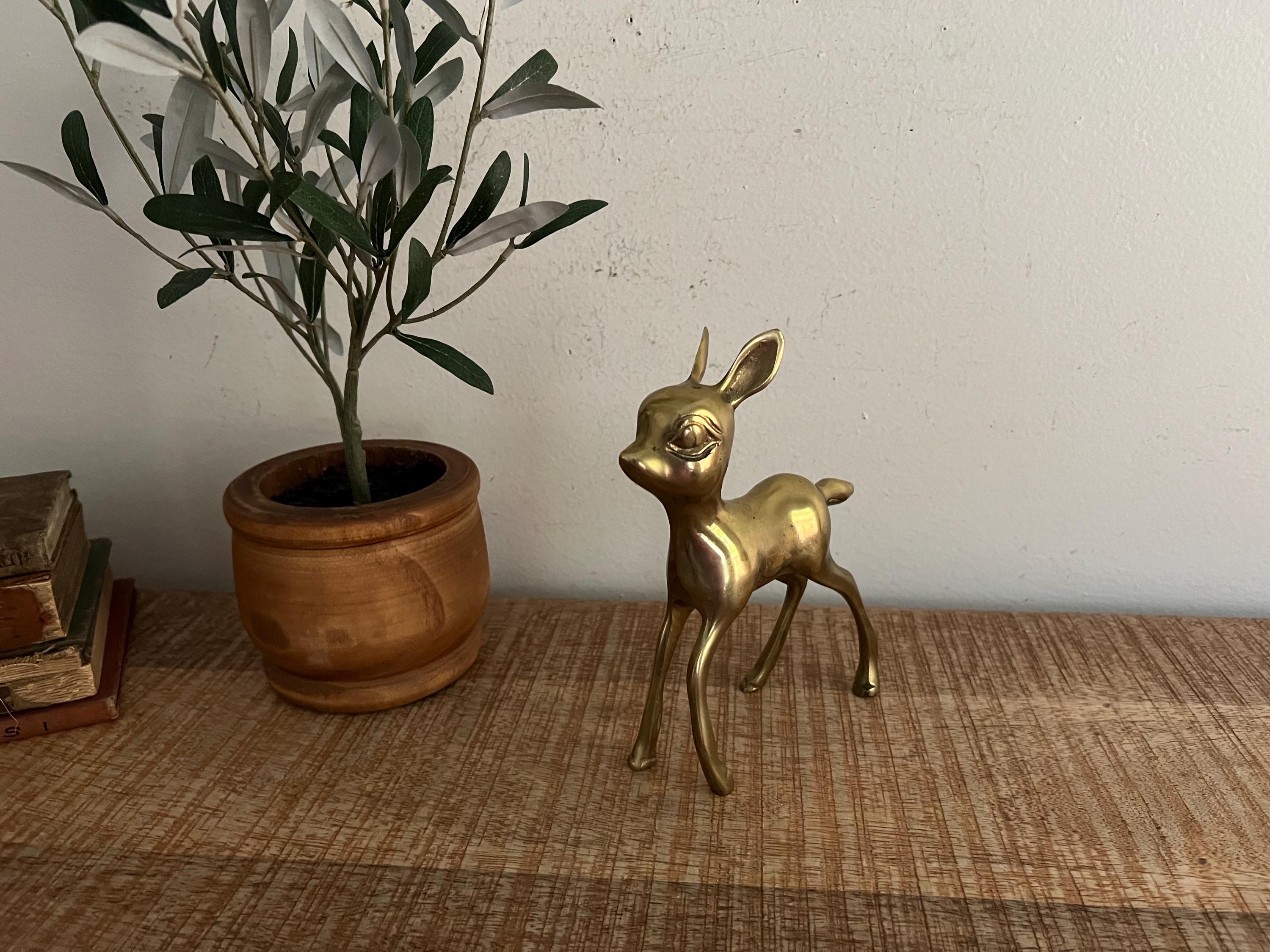 ヴィンテージ真鍮鹿 ヴィンテージ真鍮鹿 - Etsy 日本