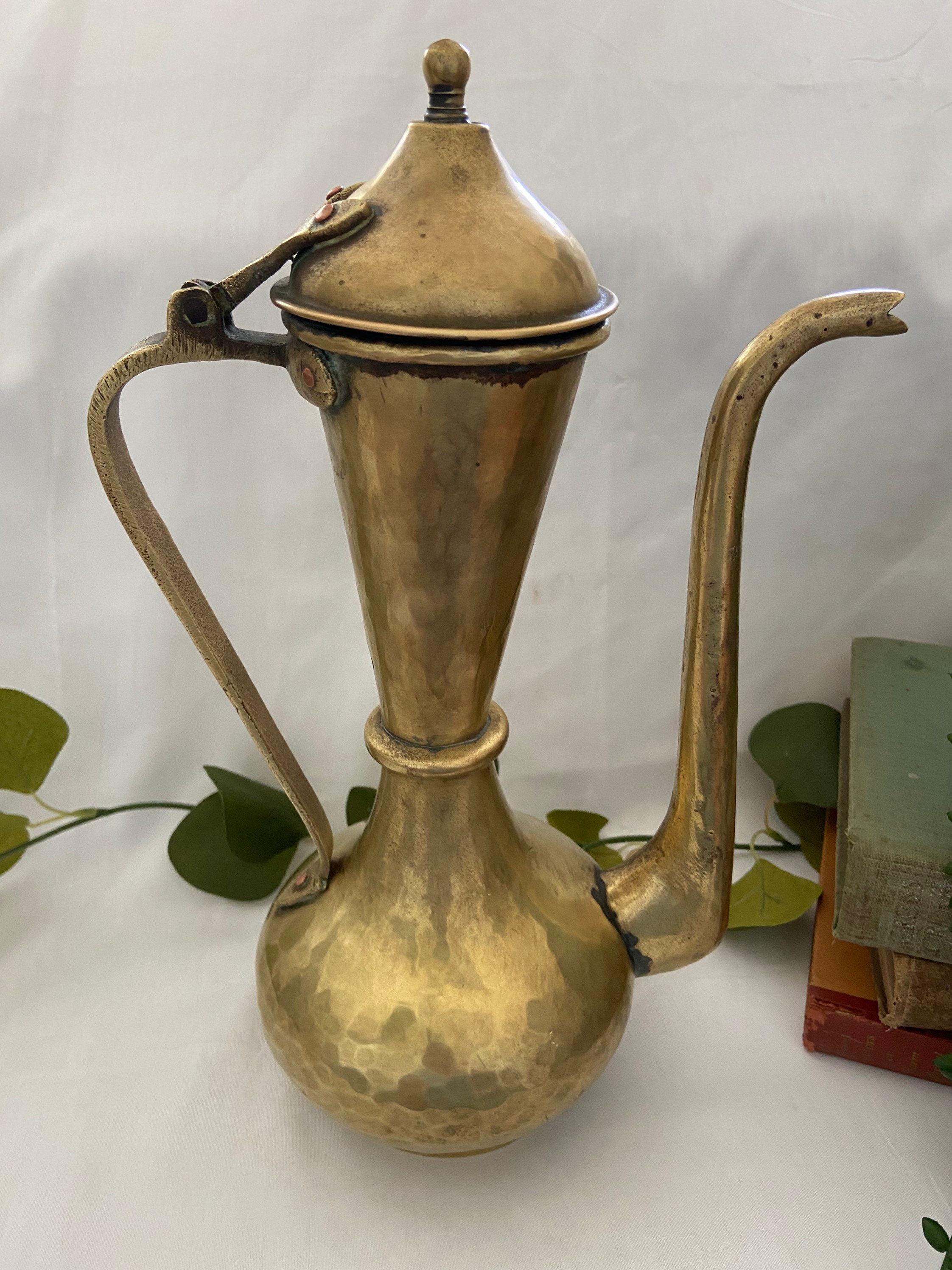 Vintage Brass Teapot Etsy
