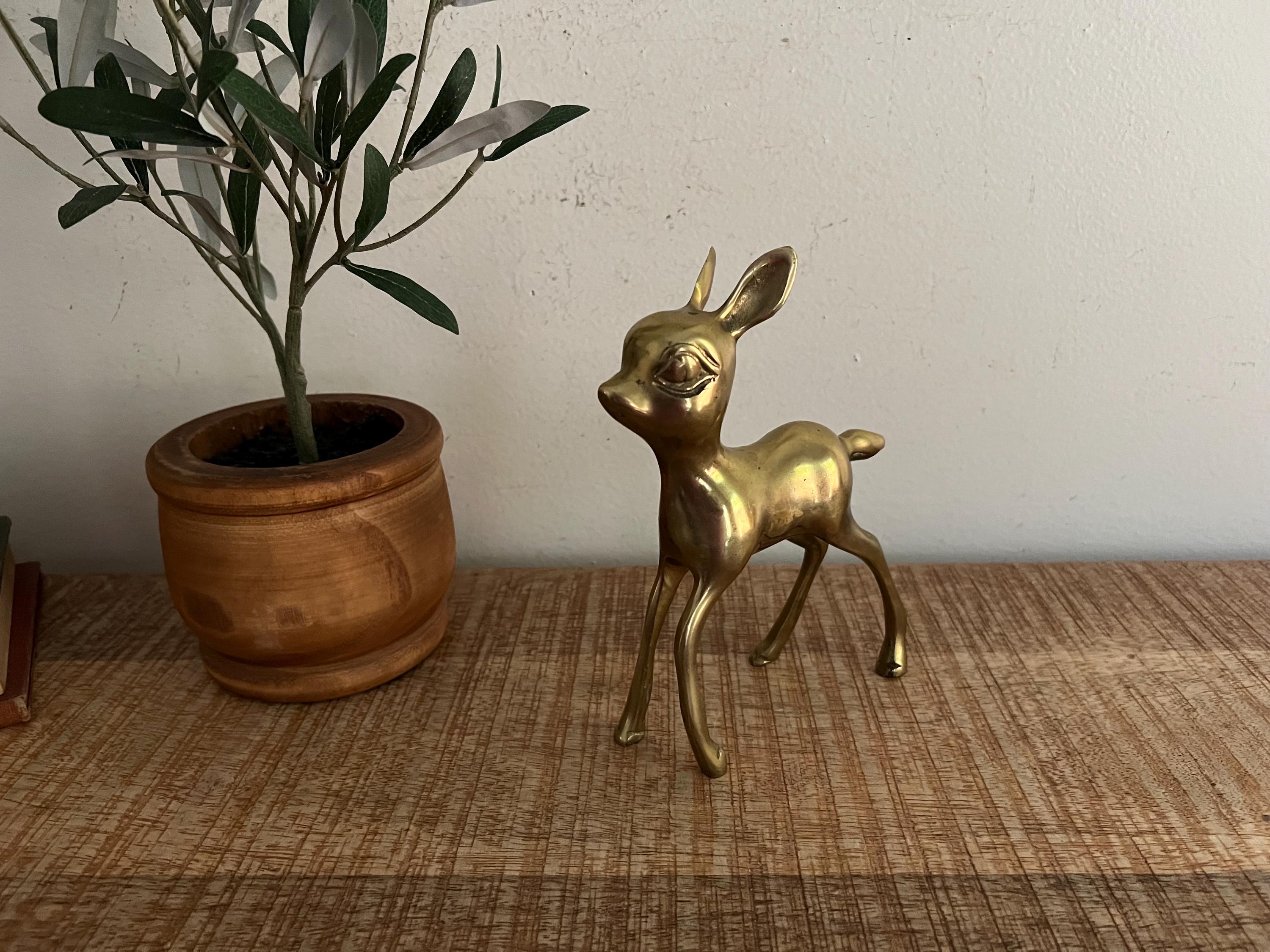ヴィンテージ真鍮鹿 ヴィンテージ真鍮鹿 - Etsy 日本