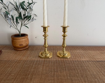 ヴィンテージ真鍮製キャンドルスタンド（ハンドル付き） - Etsy 日本