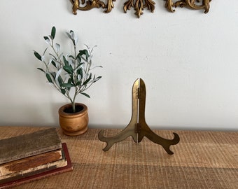 cavalletto incernierato in ottone vintage