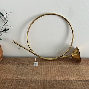 Vintage Brass French Horn