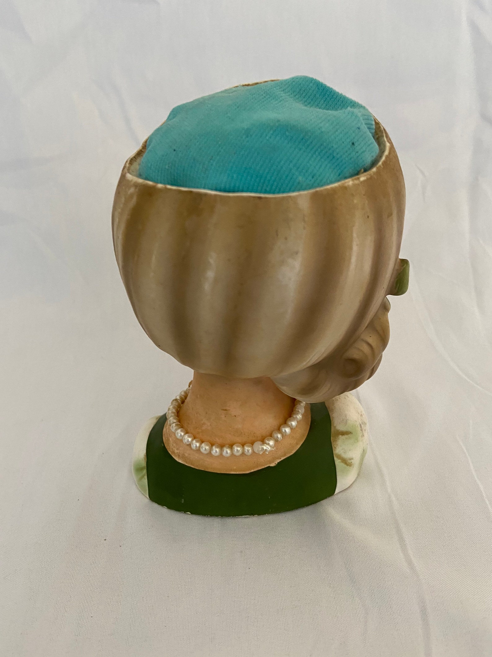 Vintage Relpo Lady Head Pincushion 2031 Etsy