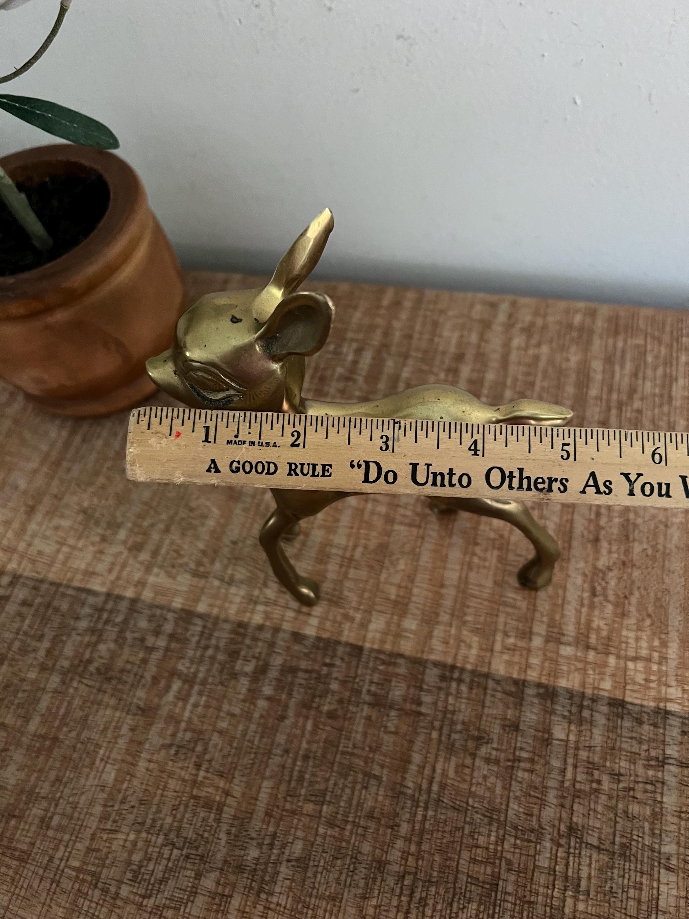 ヴィンテージ真鍮鹿 - Etsy 日本