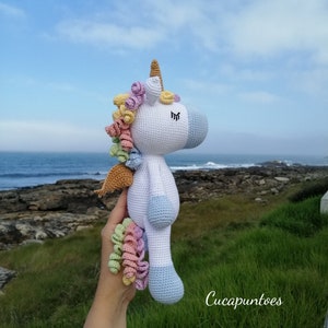 Amigurumi crochet pattern " Teo, the unicorn"