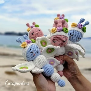 Leti butterfly crochet amigurumi pattern