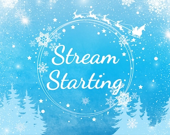 8x Laat het sneeuwen Winter Twitch OBS Scènes