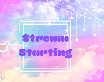 x4 Statische Schattige Pastel Rainbow Twitch OBS Scènes