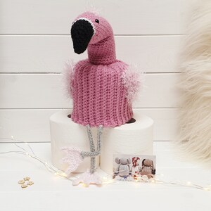 Flamingo Loo Roll Cover Holder - Crochet - Pattern Download