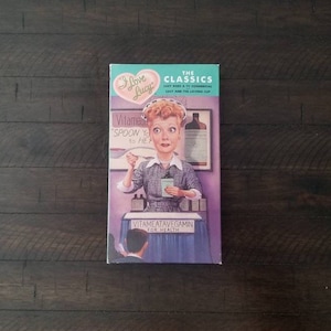 Vintage &quot;I Love Lucy&quot; VHS  Classics Lucy does a TV commercial and Lucy and the Loving Cup - FREE Shipping