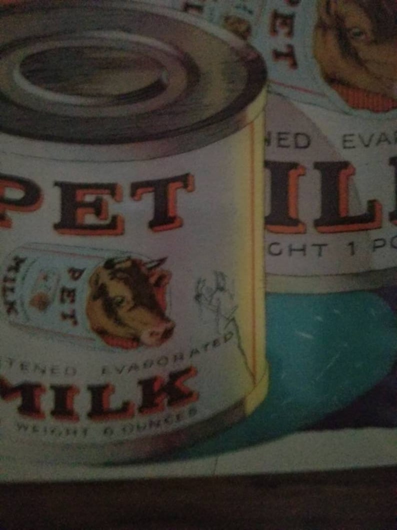 The Pet Milk Company of 1927 Vintage Metal Sign 2218 Etsy