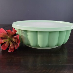 Vintage Mint Green Tupperware Jello Mold-3 Piece Set-FREE SHIPPING