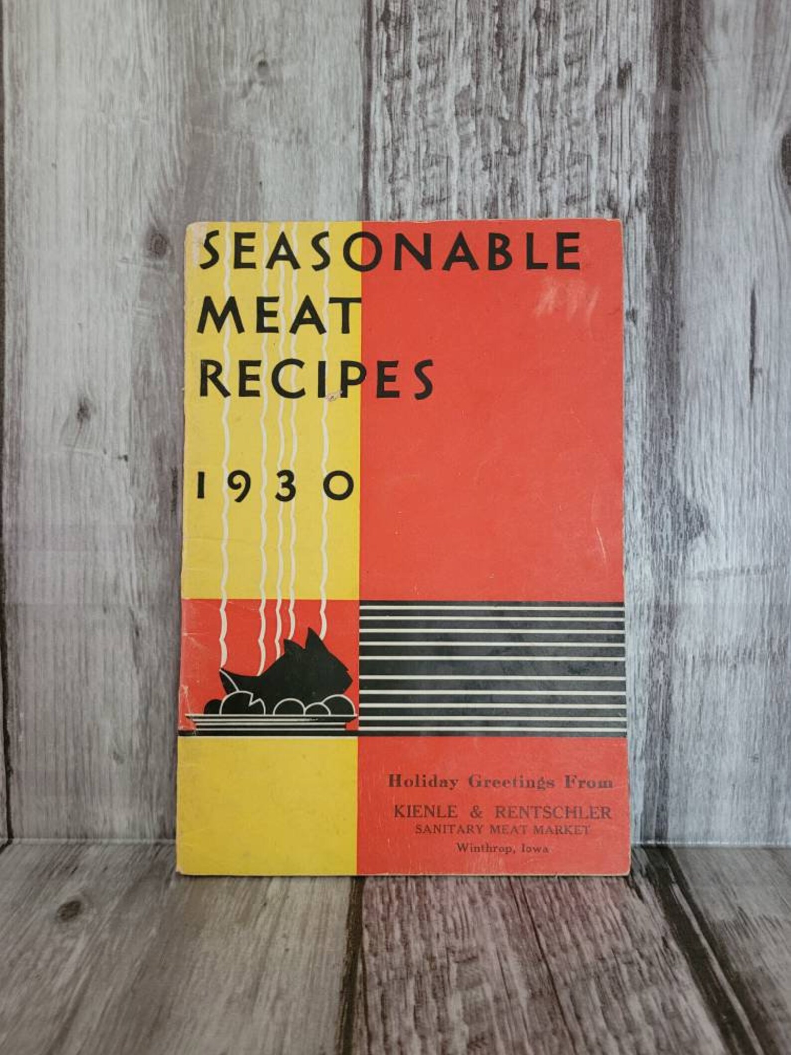 Vintage Seasonable Meat Recipe Book 1930s FREE SHIPPING Etsy