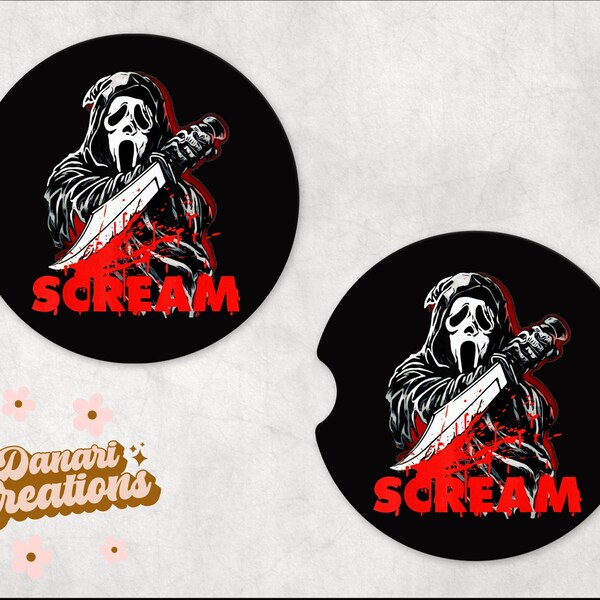 Scream Car Accessories Set Etsy