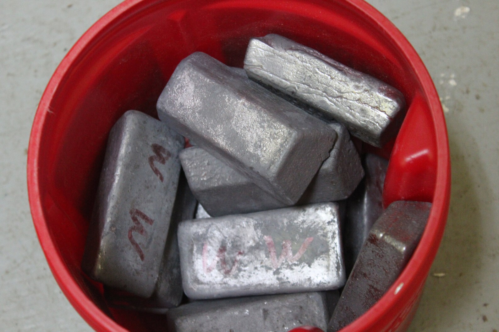 Two Lyman onepound lead ingots Etsy