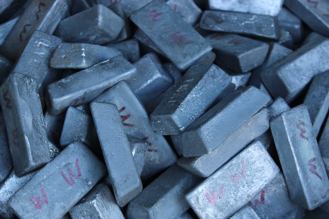 Two Lyman onepound lead ingots Etsy