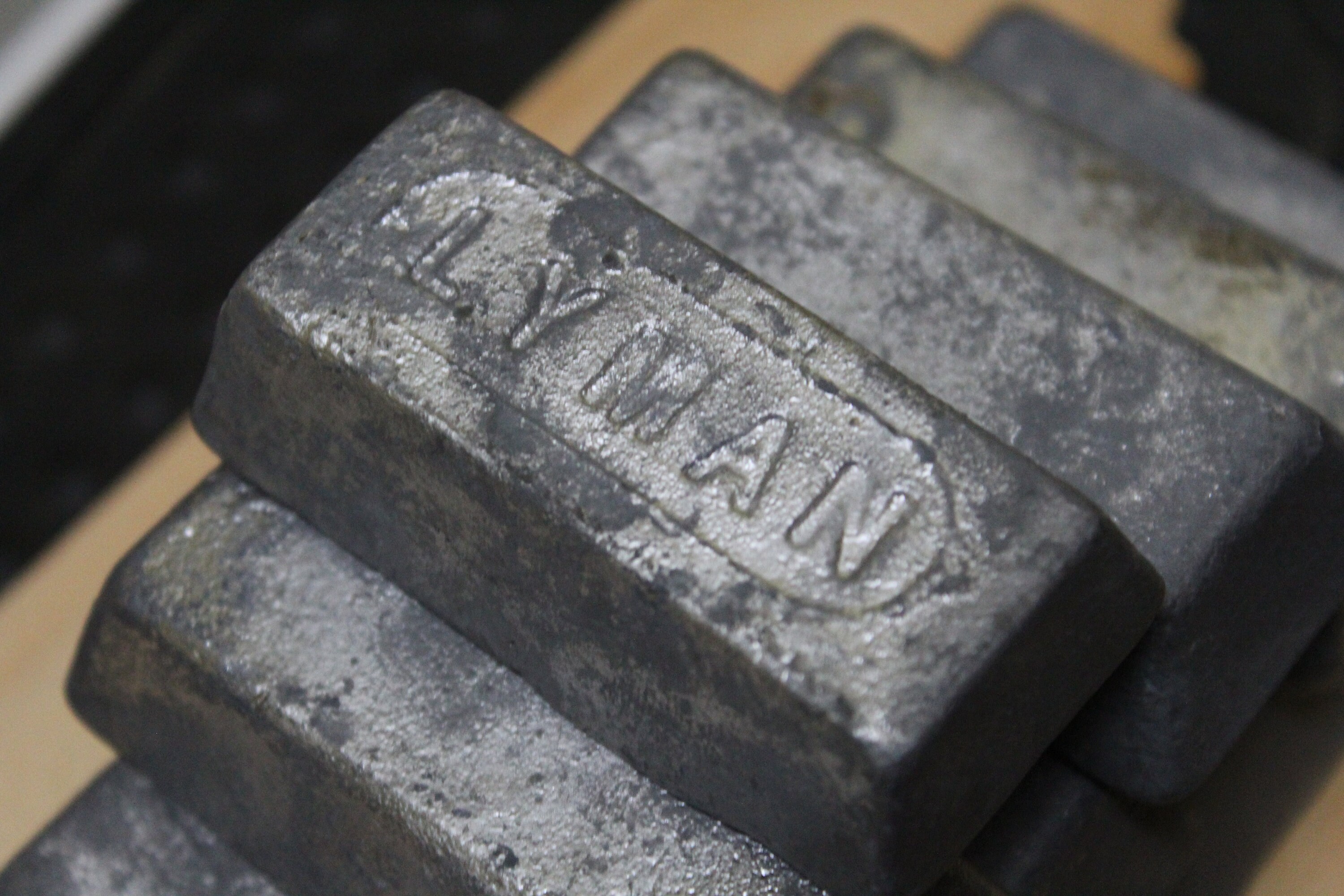 Two Lyman onepound lead ingots Etsy