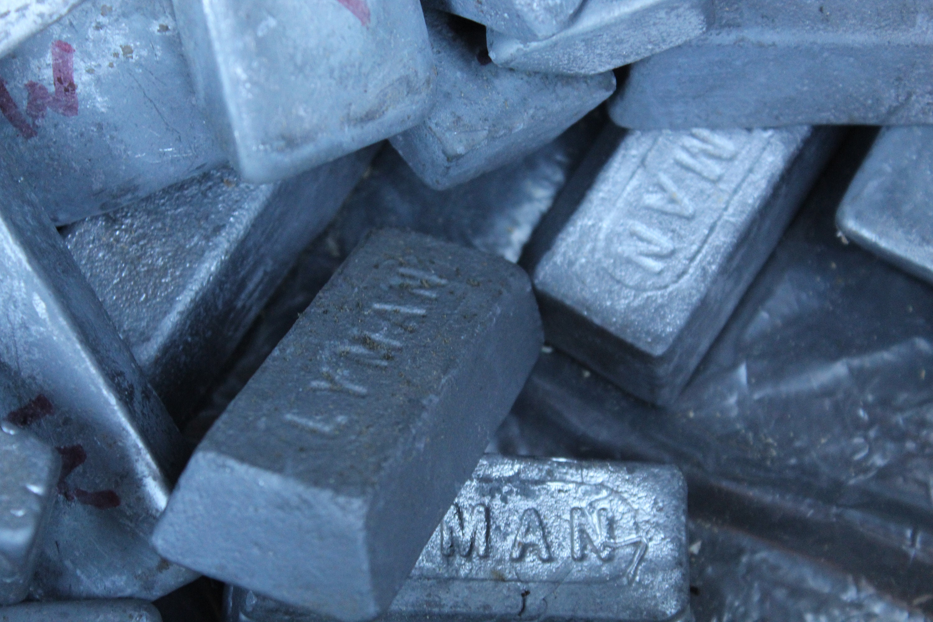 Two Lyman onepound lead ingots Etsy