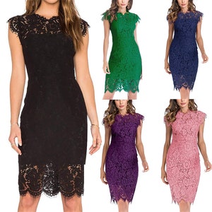 Floral Lace Cocktail Dress For any occasion, elegant classic dress