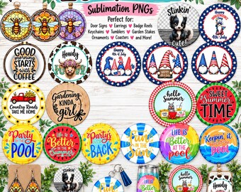 Round, Summer, Pool, Patriotic, Sublimation Design (Digital Download)